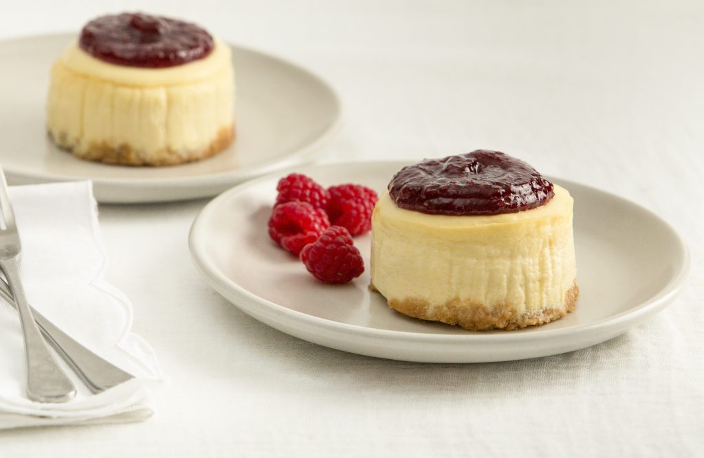 Raspberry Cheesecakes Ribbons and Bows Cakes